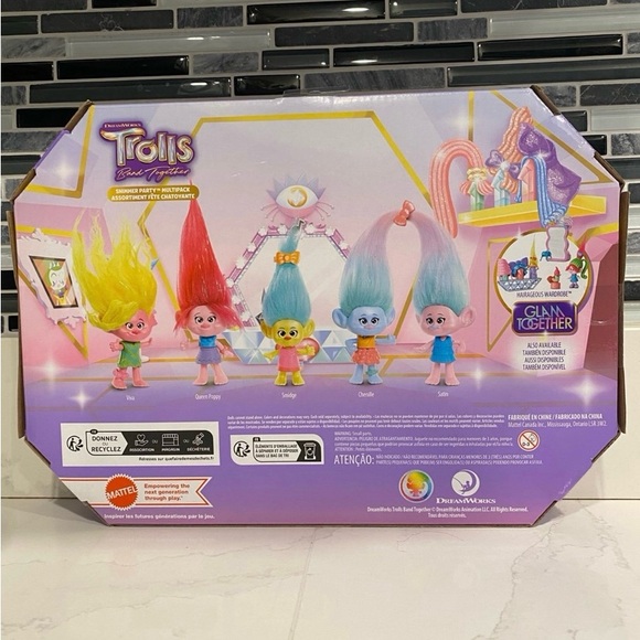 New in Box Trolls Shimmer Party Multipack - Picture 2 of 2